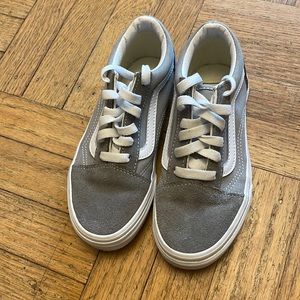 New Kids Grey Suede Vans size 1